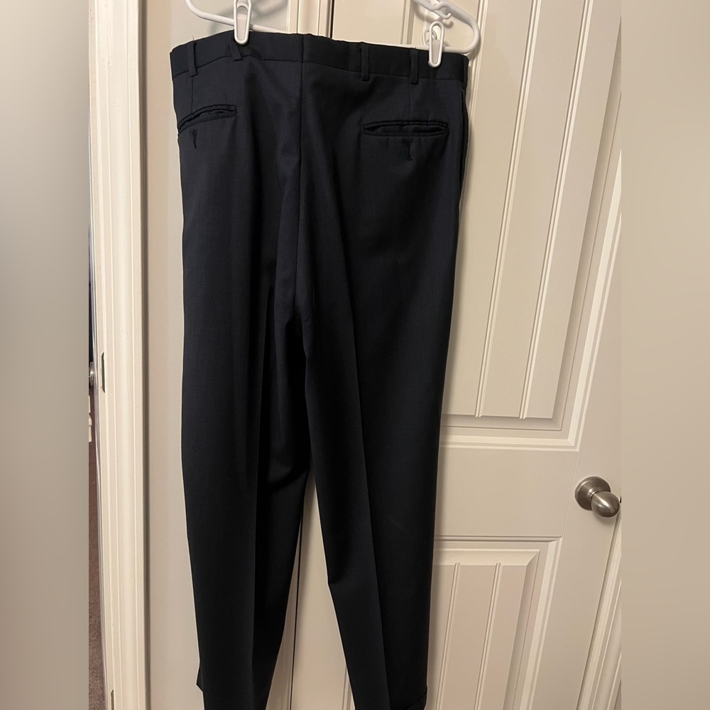 Men’s Nautica dress pants. Color is deep, deep blue, almost black. Size 44 x 38